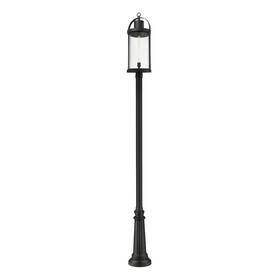 569phxl-511p-bk Z-lite 1 Light Outdoor Post Mounted Fixture