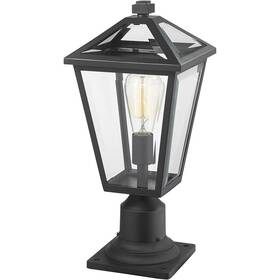 579phmr-533pm-bk Z-lite Talbot Post Light Or Accessories Black