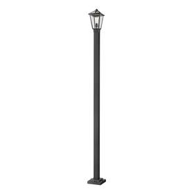 579phms-536p-bk Z-lite 1 Light Outdoor Post Mounted Fixture