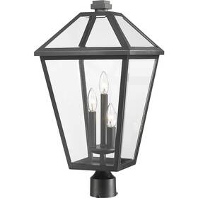 579phxlr-bk Z-lite Talbot Post Light Or Accessories Black