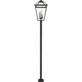 579phxlxs-536p-bk Z-lite Talbot Post Light Or Accessories Black