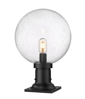 599phb-533pm-bk Z-lite 599phb-533pm Laurent 18 Inch Tall Pier Mount Post Light - Black