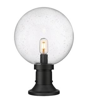 599phb-553pm-bk Z-lite 599phb-553pm Laurent 18 Inch Tall Pier Mount Post Light - Black