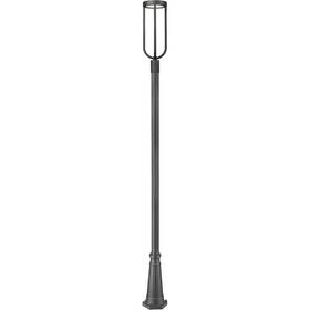 Z-lite 685659198119 5005phb-519p-bk-led Leland Post Light Or Accessories Sand Black