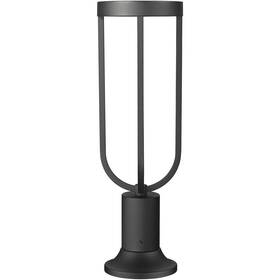 Z-lite 685659198201 5005phm-553pm-bk-led Leland Post Light Or Accessories Sand Black