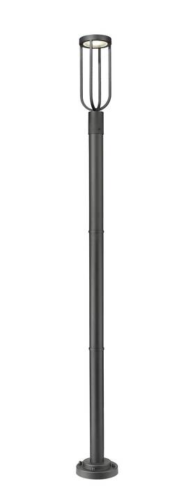 Z-lite 685659198218 5005phm-567p-led Leland 92 Inch Tall Post Light - Black