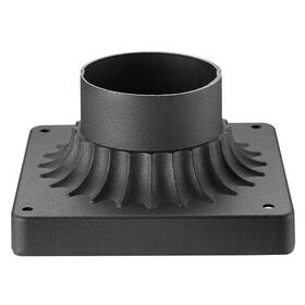 Dz1973 Zeyu Post Light Pier Mount Adapter Bk