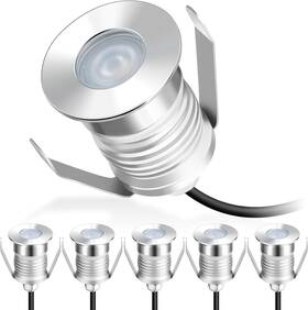 Ht-201 Zhongshan Hongtu Recessed Led Deck Lights Heavy Duty Soffit And Stair Lighting Outdoor 1w 6pack