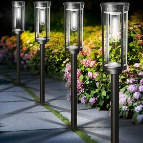 Zivasa 748327402793 Solar Pathway Lights Outdoor 8pack 12h Lasting Powered Path Lig
