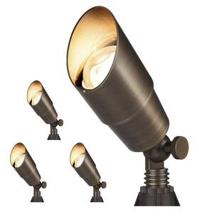 Zonegrace 109751565071 Solid Brass Uplight Spotlight Fixture Landscape Outdoor Lighting Waterproof W