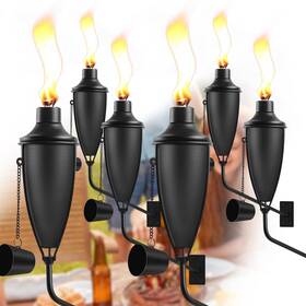 Jp-wall-06 Zspeng 6 Pack Wall Mounted Citronella Torches22 Oz Garden Torches For Outside Easy To S