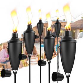 Jpmyd-06 Zspeng Home Garden Torch Set Of 6 Large Capacity 22oz Outdoor Metal D