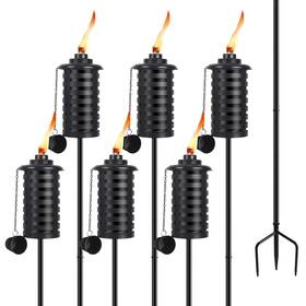 Hs-ctkt-06 Zszmfh Metal Torches For Outdoor Use 16 Oz Citronella Garden D Cor 59-inch