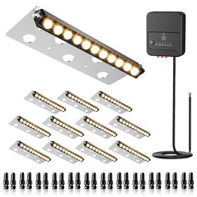 Tgd01ww Zzxx 8 Inch Retaining Wall Lights 5w Led Hardscape Lighting 2700k 12-24v Low