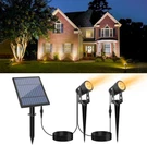 Metal Solar Spot Lights Outdoor With 9.8FT Cable Powered Landscape Lightin. Fixed Price $67.55.