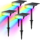 Solar Spot Lights Outdoor, Adjustable 170 Light, Multicolored. Fixed Price $65.99.