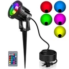 Lawn Flood Stake Rgb Spot LIGHTS8W Outdoor Led Waterproof Gard. Fixed Price $26.95.