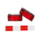 Serlainxin Boat Trailer Lights, Low Profile Rectangular 8.3INCH, Black. Fixed Price $34.54.