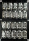 Germania Mint Twenty 1 Troy Ounce Cast Silver Bars W/box. Fixed Price $2164.95.