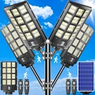 Loyoele 9000W Solar Street Lights Outdoor 240000 Lumens 9500, Black. Fixed Price $523.70.