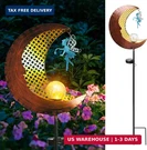 Bshine Moon Solar Light Outdoor Garden Fairy Statue Decor,met. Fixed Price $19.99.
