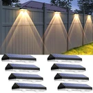 Solar Fence Lights Outdoor - 2700/4000/6000K 3 Mode, IP65 Waterproof So.... Fixed Price $51.83.