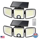 Brightown Pack Solar Outdoor Lights 2500LM 223 Led Flood. Fixed Price $66.48.