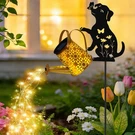 Vookry Solar Watering Can Lights Outdoor With Dog Style, Bronze Color. Fixed Price $38.57.
