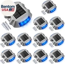 Solar Deck Driveway Dock Lights, 12-PACK Led IP68 Waterproof Outdoor Warn. Fixed Price $170.00.