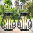 Hpc Decor Outdoor Solar Lantern, 2PK Hanging Powered Metal Light With H.... Fixed Price $77.78.