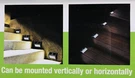 Sunforce Solar Step Light (4 Pk.) Fence Patio Stainless Steel Housing New. Fixed Price $32.93.