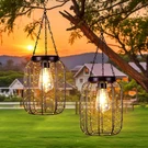 Hanging Solar Lanterns Outdoor Waterproof, Vintage Copper Lights. Fixed Price $42.66.