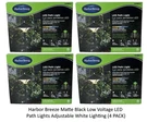 Harbor Breeze Matte Black Low Voltage Led Path Light Adjustable White (4 Pack). Fixed Price $114.29.