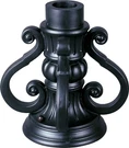 Maxim 2004BK 10" Pier Mount In Black. Fixed Price $118.00.