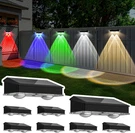 Solar Fence Lights Outdoor 8 Pack, Warm White & Cool 6 Colored+rgb. Fixed Price $40.99.
