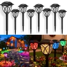 8X Solar Garden Light Led Walkway Lawn Landscape Rgb Waterproof Decor Lamps. Fixed Price $18.59.