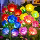 Angmln 4 Pack Solar Garden Lights, Flower Outdoor Waterproof Wit.... Fixed Price $60.04.