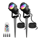 12W Rgbw Low Voltage Landscape Lights, Led Color Changing Lighting,.... Fixed Price $32.57.