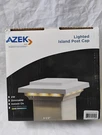 Azek Dimmable Island Lighted Post Black 5.5" 2WATT ADL55X55ICAPB. Fixed Price $39.99.