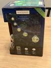 Moonrays Solar Led Globe String Lights 10CT White Outdoor Green Cord. Fixed Price $10.00.