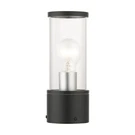 Livex Atlantic Lt Outdoor Small Post Top Lantern, Black/silver 71924-14. Fixed Price $85.96.