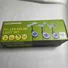 Luminar Outdoor 3PC Led Solar Stake Lights Hummingbird Butterfly Dragonfly 30". Fixed Price $20.20.