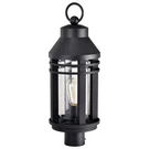 Nuvo Lighting Wilton 8" Post Top, Black/clear Seeded Glass 60-8105. Fixed Price $246.99.