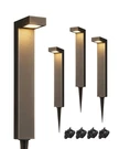 Edishine 4 Pack Low Voltage Pathway Lights 3.2W 12V 85LM 3000K Square Side Lit. Fixed Price $89.99.