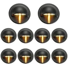 Fvtled Pack Of 10 Warm White Low Voltage Deck Lights Kit 1.38 Outdoor Ga.... Fixed Price $95.90.