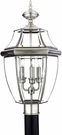 Quoizel NY9043P 3-LIGHT Newbury Outdoor Lantern In Pewter. Fixed Price $284.92.