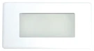 Elco ELST11 White Replacement Faceplate With Frosted Lens. Fixed Price $21.85.