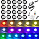 20PCS Rgb Led Deck Lights Kit - Waterproof Stainless Steel Outdoor Lamps. Fixed Price $239.99.