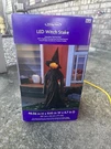 Halloween Witch Stake Glowing Head Outdoor Display Holiday Home 46 Led. Fixed Price $25.00.