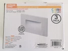 Cloudy Bay Indoor & Outdoor Led Step Light White CR190 Dimmable Vivid 3 Pack. Fixed Price $23.96.